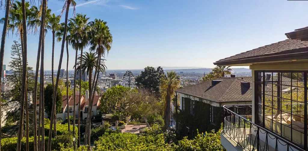 Amazing views from this classic Hollywood Hills home