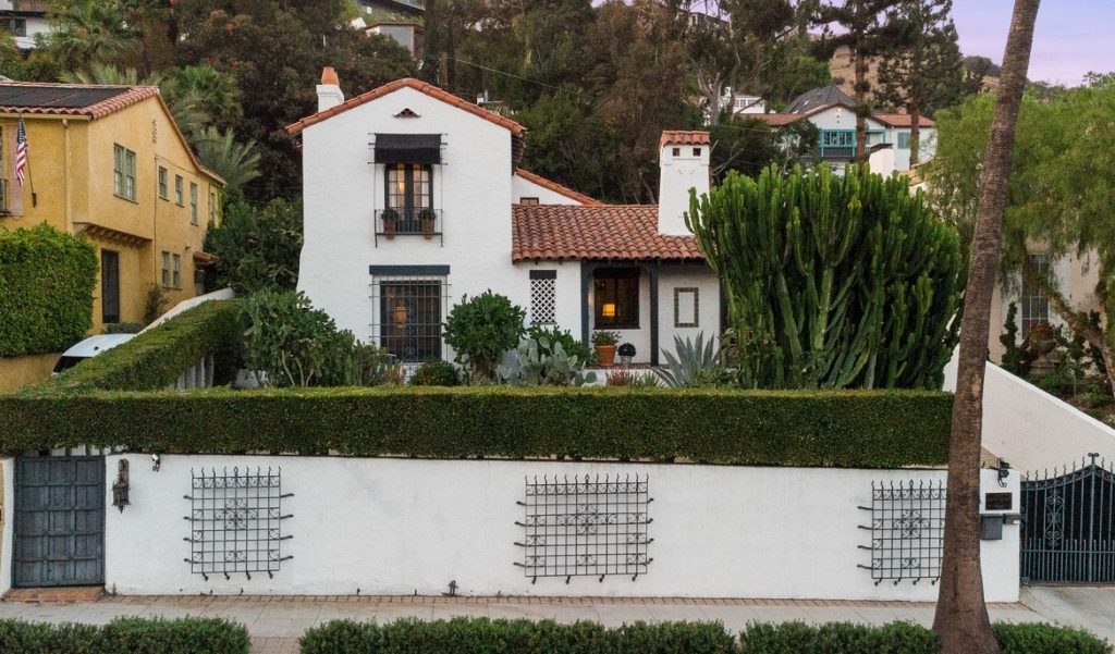 One-Of-A-Kind 1920s Turn-Key Spanish Charmer on The Iconic Hollywood Blvd.