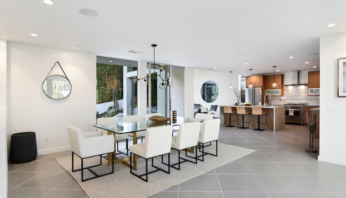 Fabulous formal dining room in this Bel Air Breathtaking Architectural Home