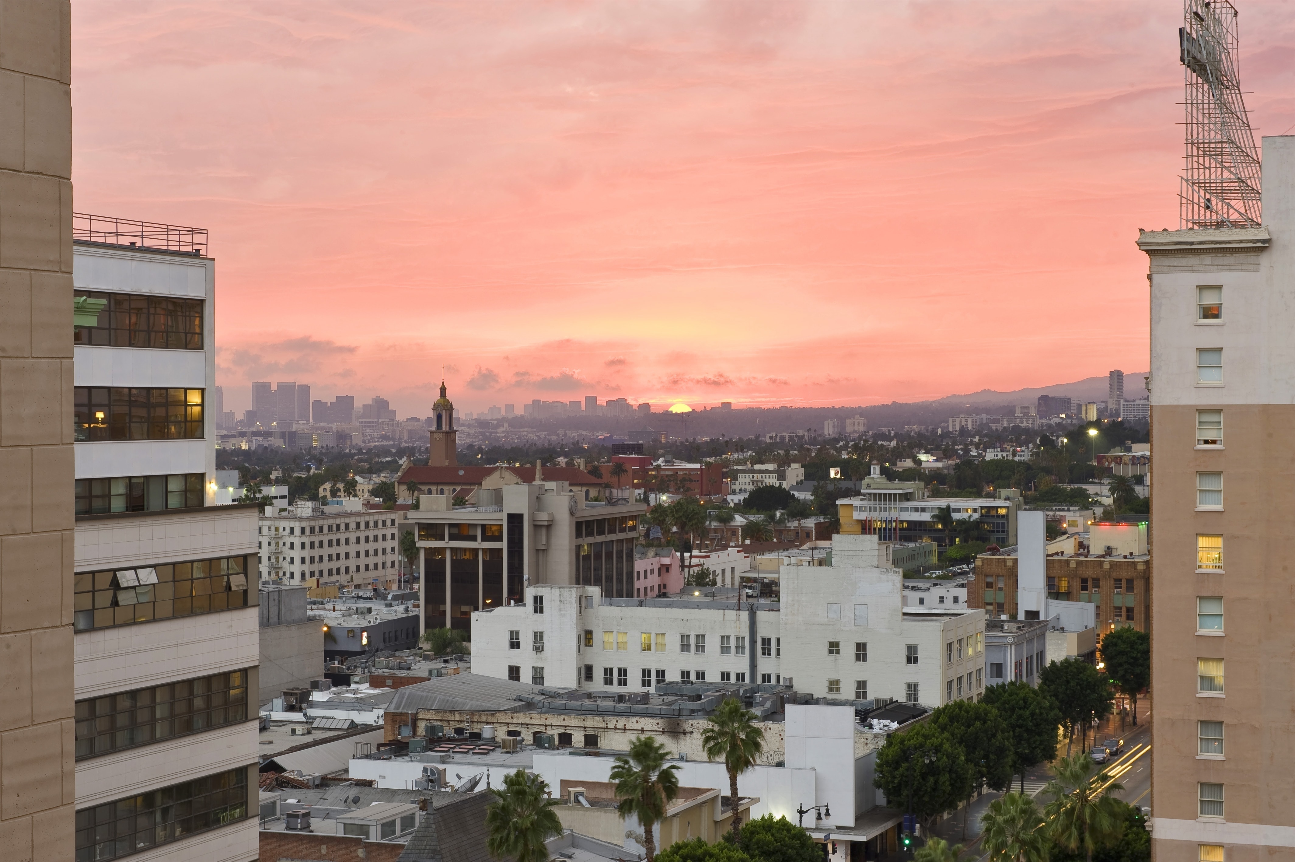 Breathtaking city views from Historic Lofts at Hollywood.