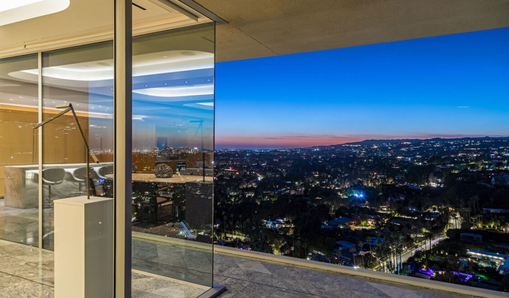 Sunset views are unbelievable from this Sunset Strip residence