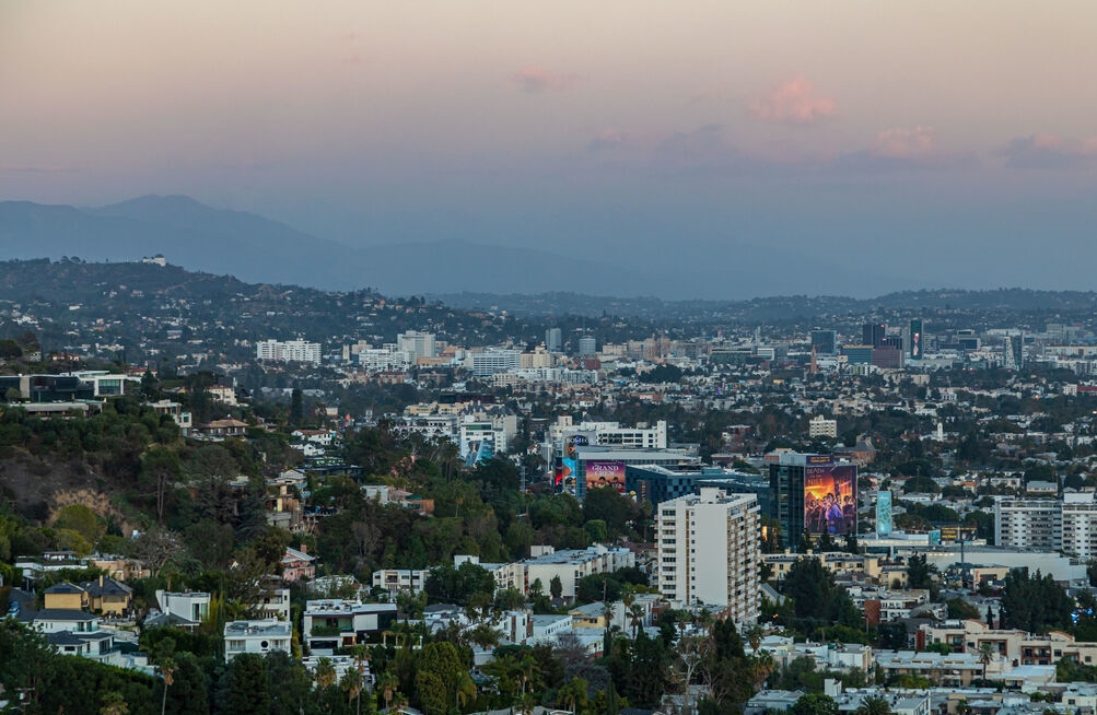 Sunset views are unbelievable from this Sunset Strip residence