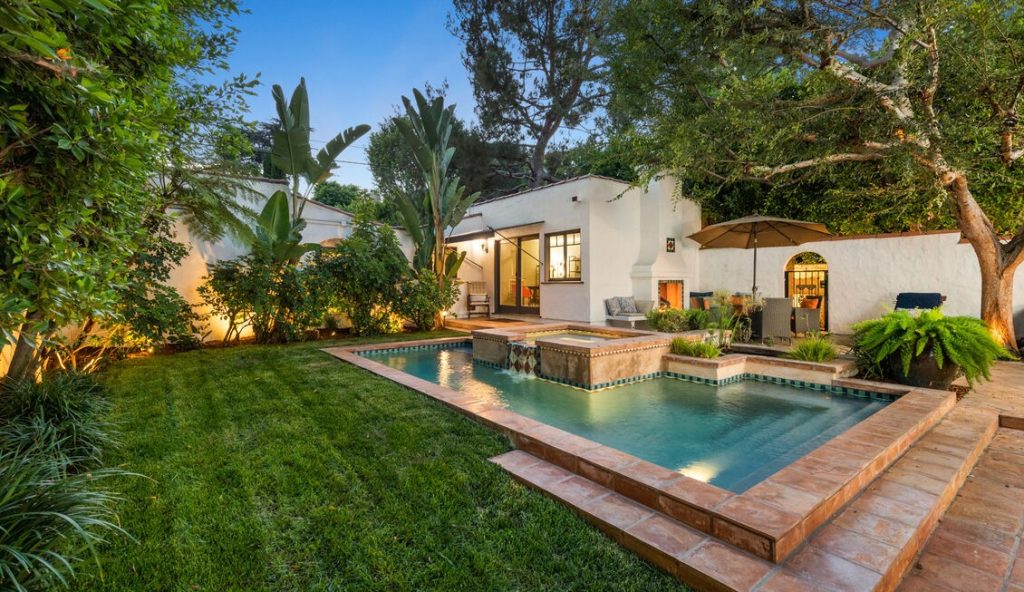 Hollywood Hills Unique Spanish Colonial with magnificent pool yard and guesthouse