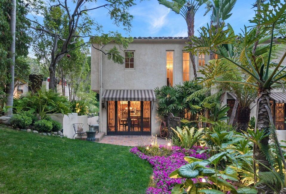 Incredible Lush grounds enhance this amazing Sunset Strip Hollywood Hills Classic Spanish Architectural