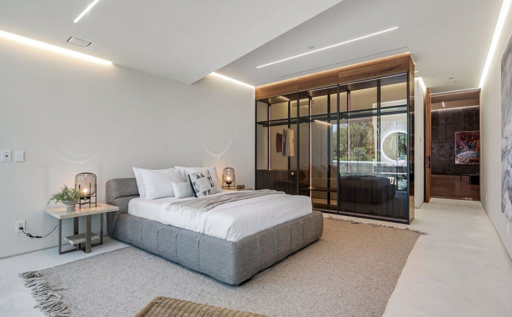Magnificent spacious secondary bedrooms with soaking ceilings and glass enclosed walls