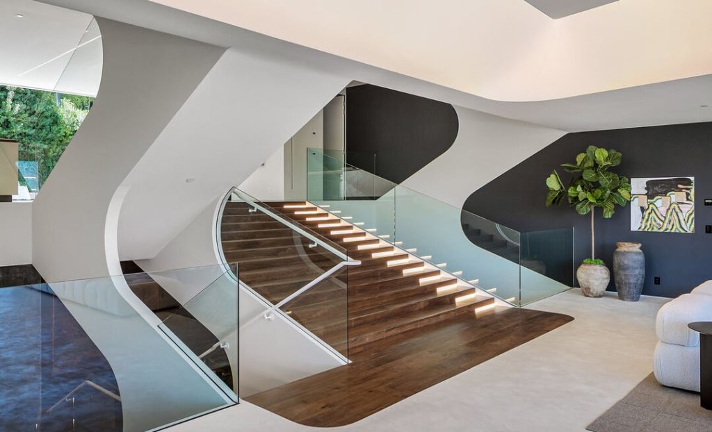 Remarkable breathtaking design in the magnificent staircase
