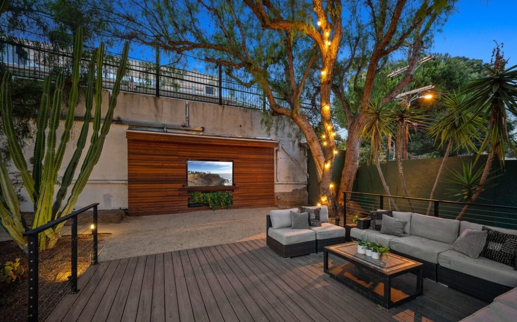 Remarkable outdoor entertaining area on the grounds of this amazing home.
