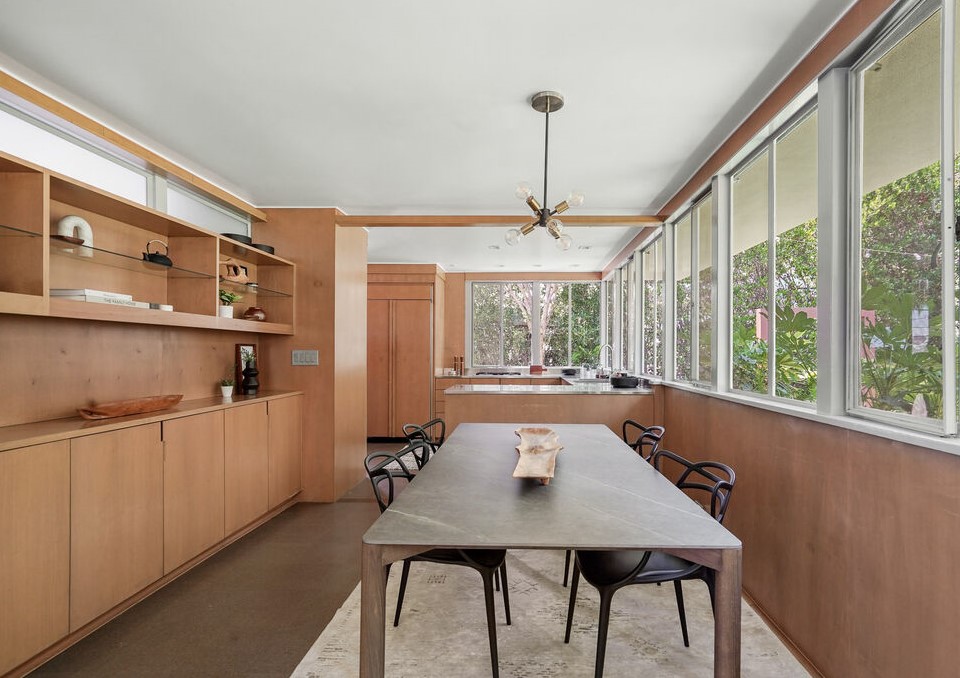 This gorgeous three bedroom, two bath home is located in Historic Jefferson Park and nestled in the original garden of West Adams's Lyndsay Mansion.