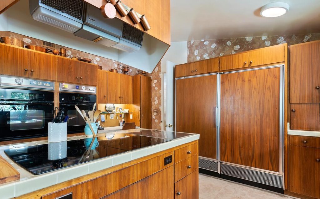 Spacious kitchen with oversized center island and separate breakfast area.