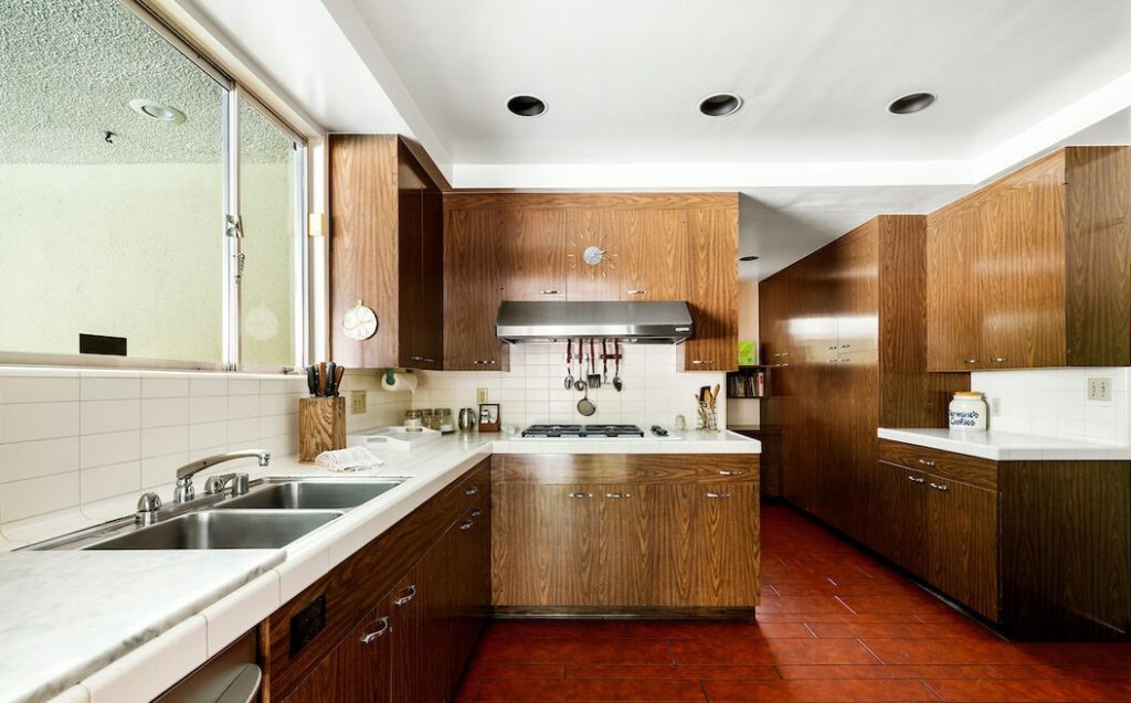 Fabulous mid century kitchen and the intersection of luxury and mid-century over the past 60 years.