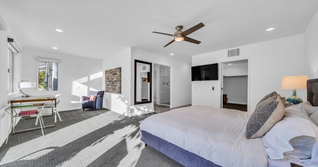 Clean architectural lines, period details and modern finishes and appliances blend seamlessly in the spacious 4 bedroom, 3 bath floorplan (with dual primary suites).