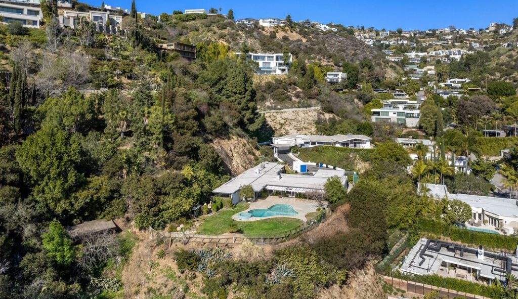 Hollywood Hills The Rubin Residence by Richard Frazer