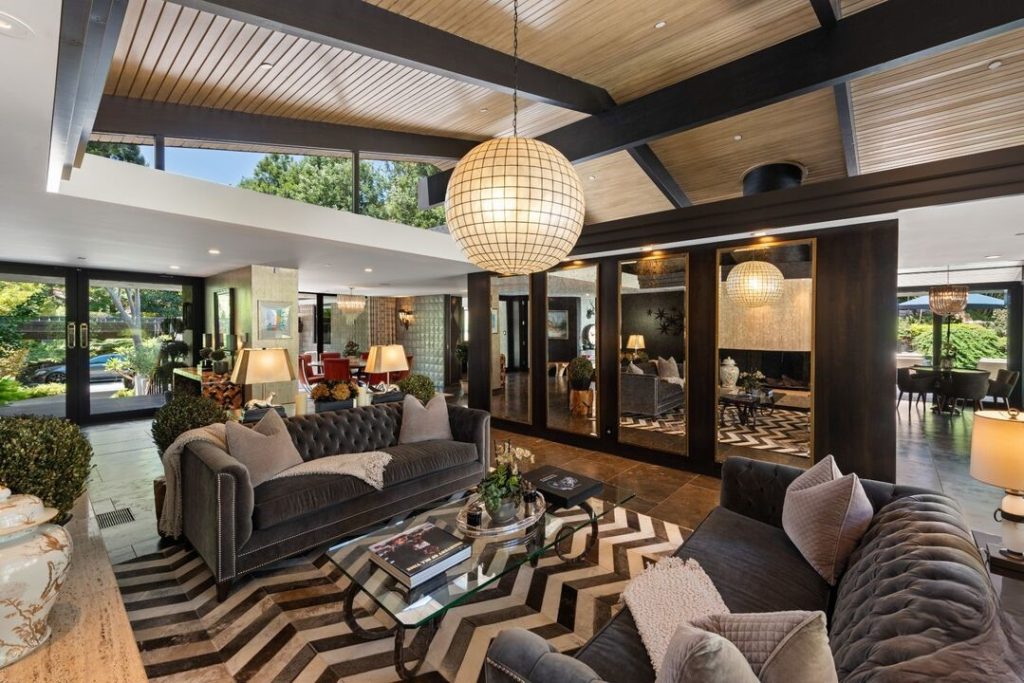 Hollywood Hills Mid-century Modern Zen Sanctuary by Jeremy Renner