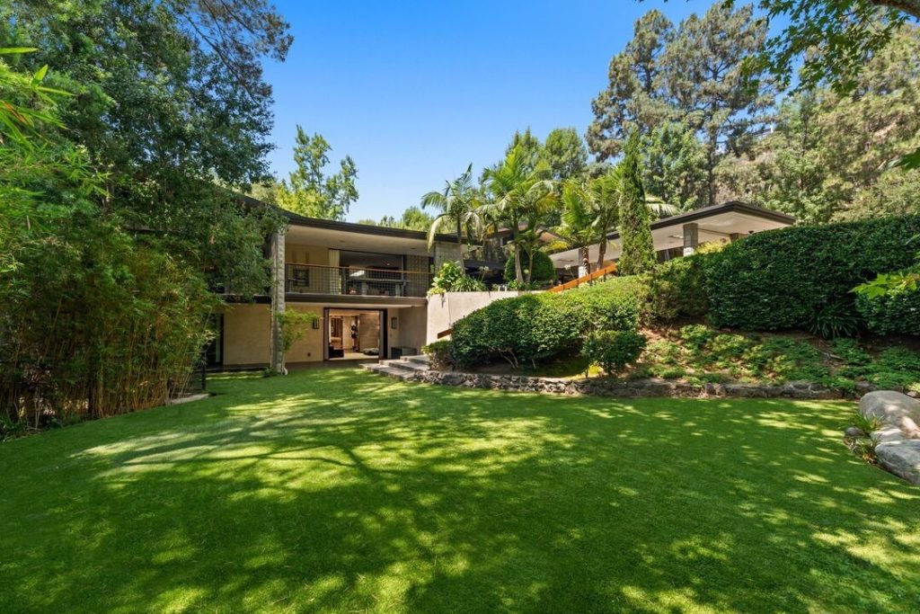 Hollywood Hills Mid-century Modern Zen Sanctuary by Jeremy Renner