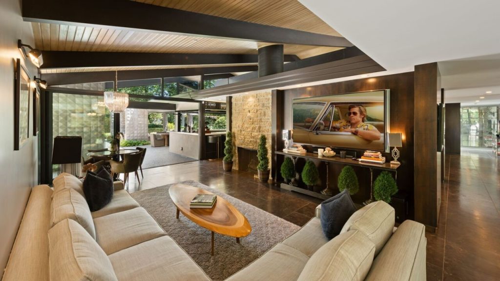 Hollywood Hills Mid-century Modern Zen Sanctuary by Jeremy Renner