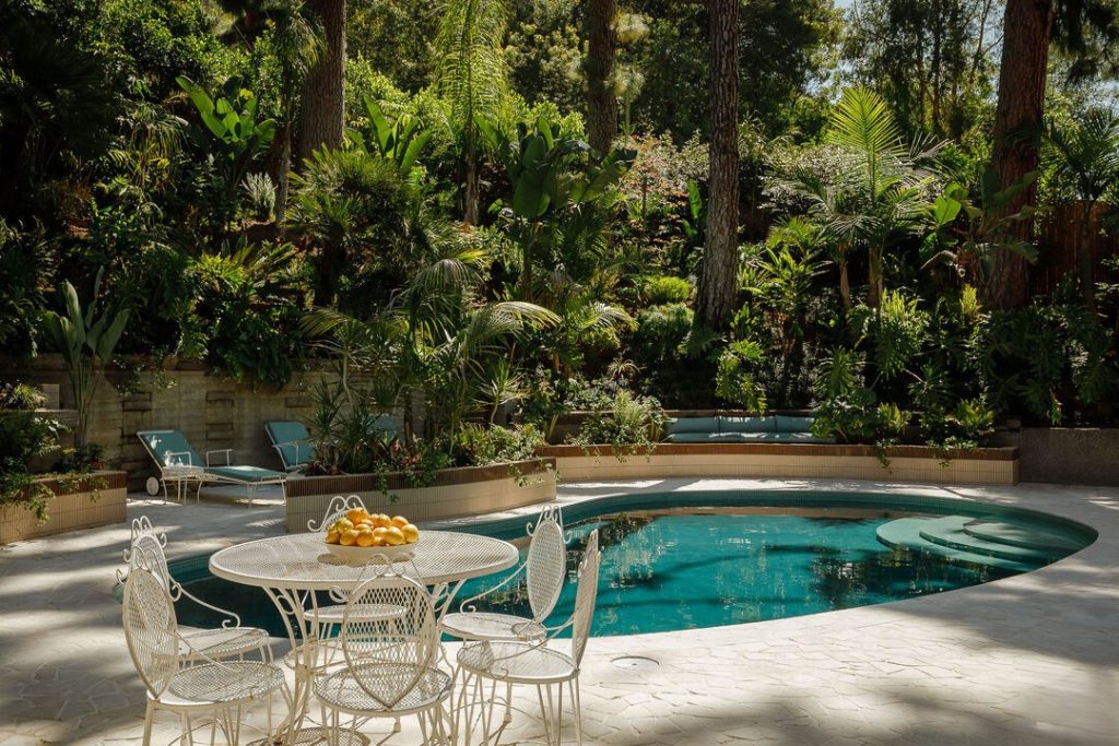 Hollywood Hills Iconic Post and Beam by Lauren Caris Cohan and MRJ Studios
