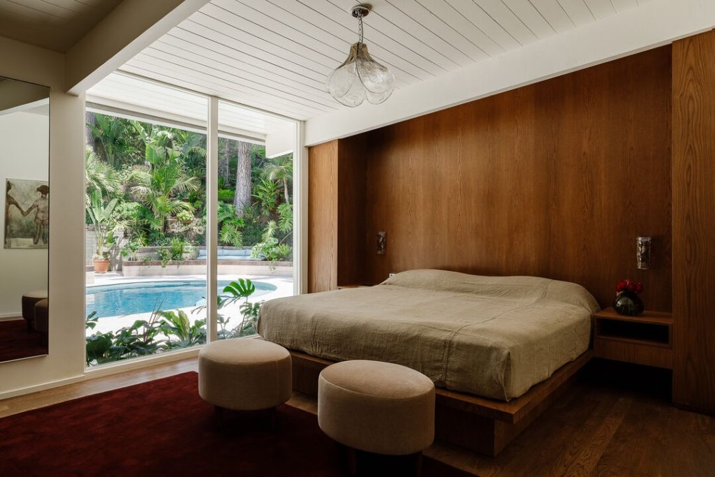 Hollywood Hills Iconic Post and Beam by Lauren Caris Cohan and MRJ Studios