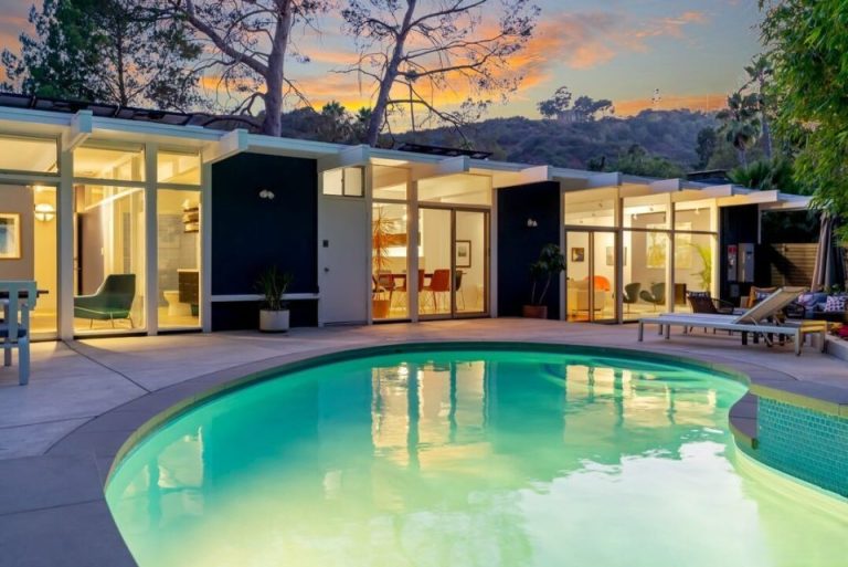 Hollywood Hills West, Nichols Canyon Mid-Century Modern Pool Home