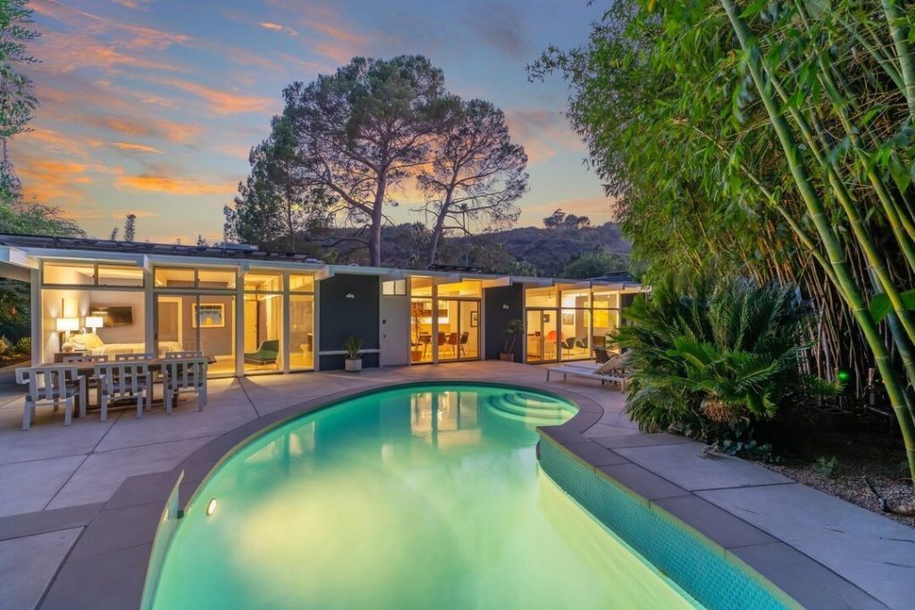 Hollywood Hills West, Nichols Canyon Mid-Century Modern Pool Home